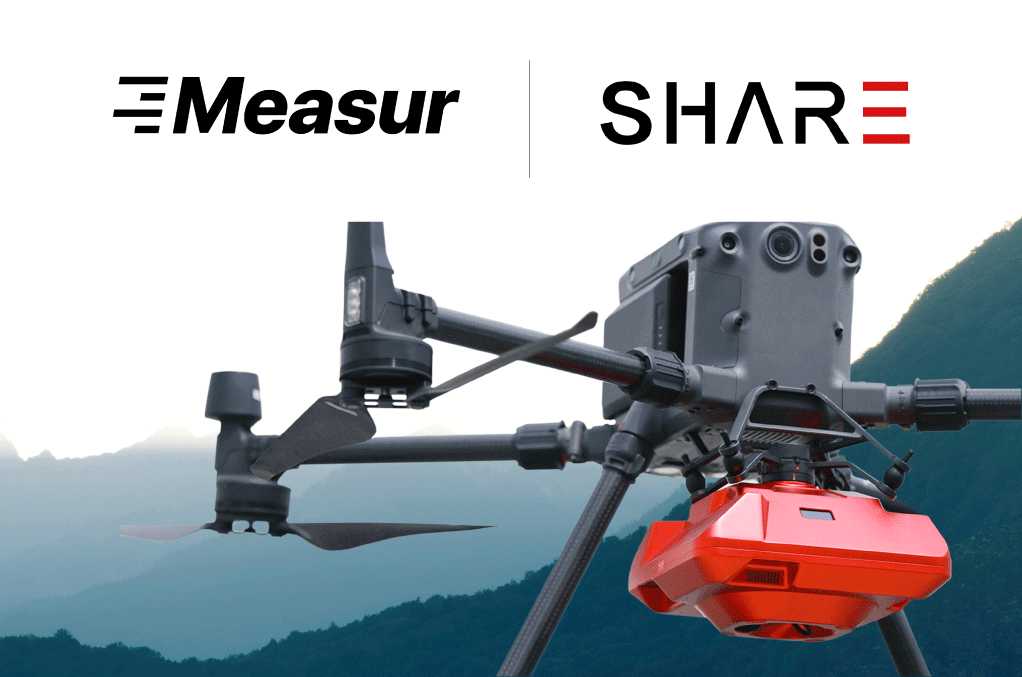 Share and Measur Press Release: North American Distribution Agreement for the distribution of high-technology oblique cameras for drones.