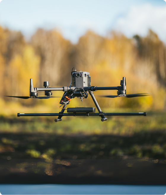 Drone with a magnetometer