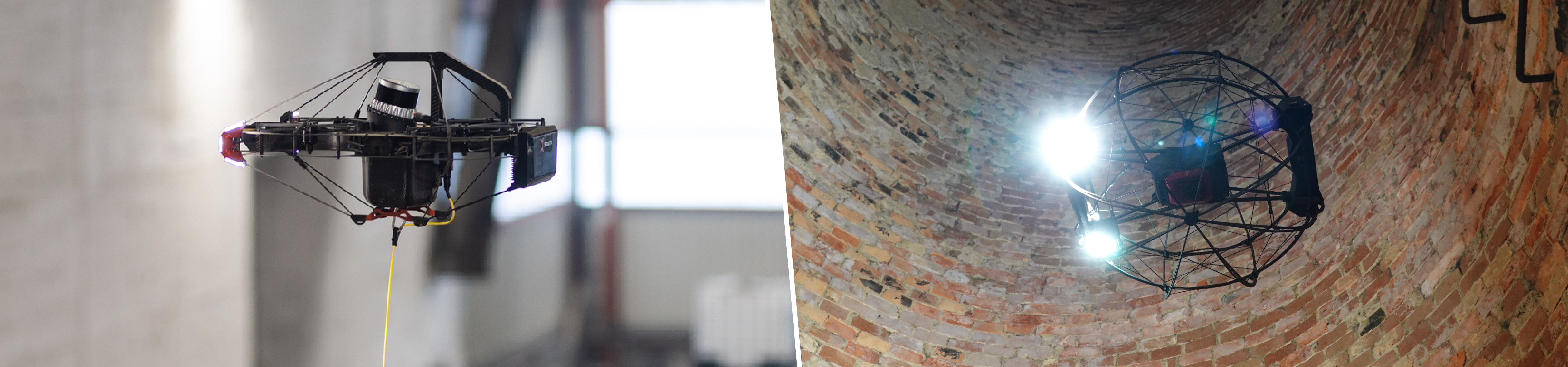 Confined Spaced Drones for Inspection